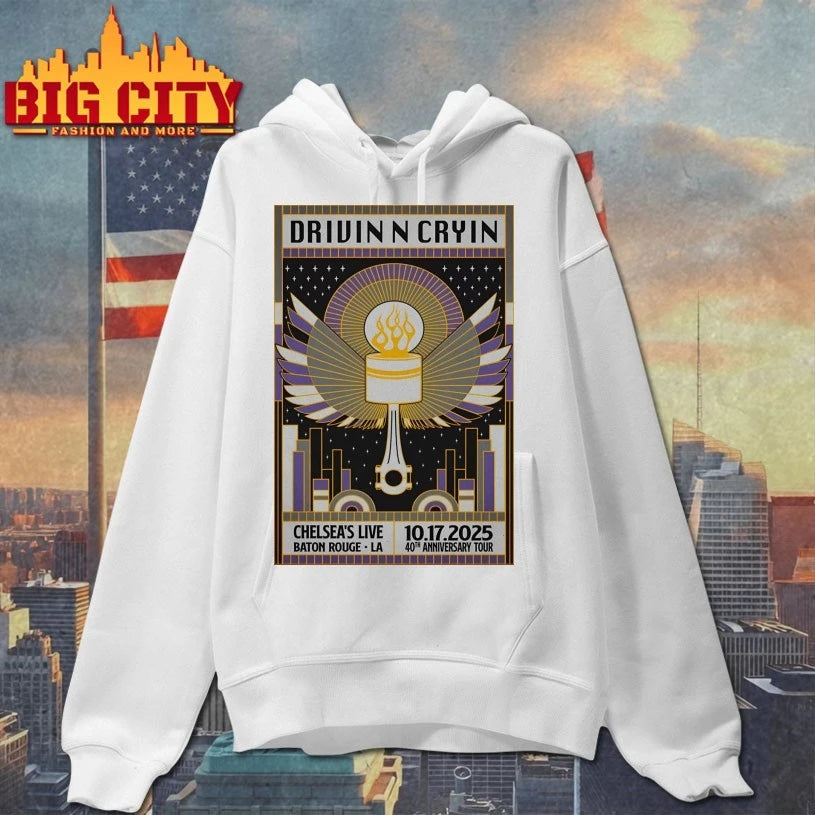 Drivin N Cryin Oct 17 2025 Baton Rouge Tour Poster Shirt