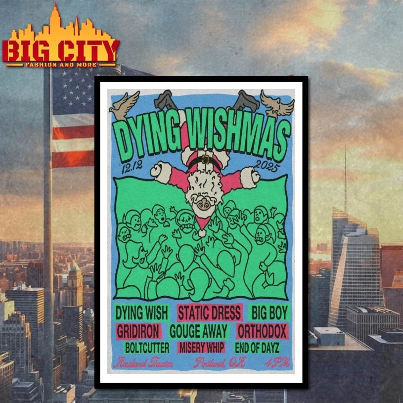 Dying Wishmas Roseland Theater, Portland December 12 2025 Poster Shirt