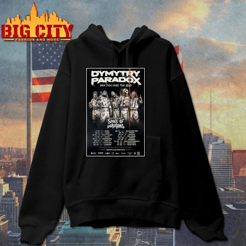Dymytry Paradox Born From Chaos Tour 2026 Poster Shirt