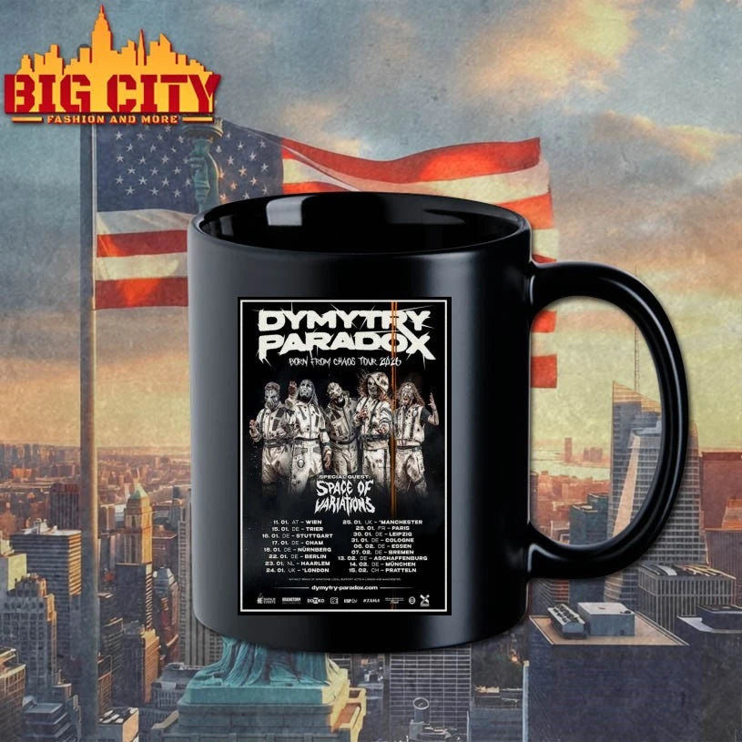 Dymytry Paradox Born From Chaos Tour 2026 Poster Shirt
