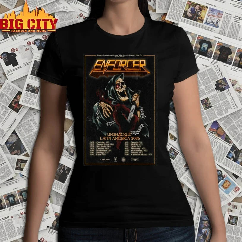 Enforcer Latin Tour America 2026 Poster shirts