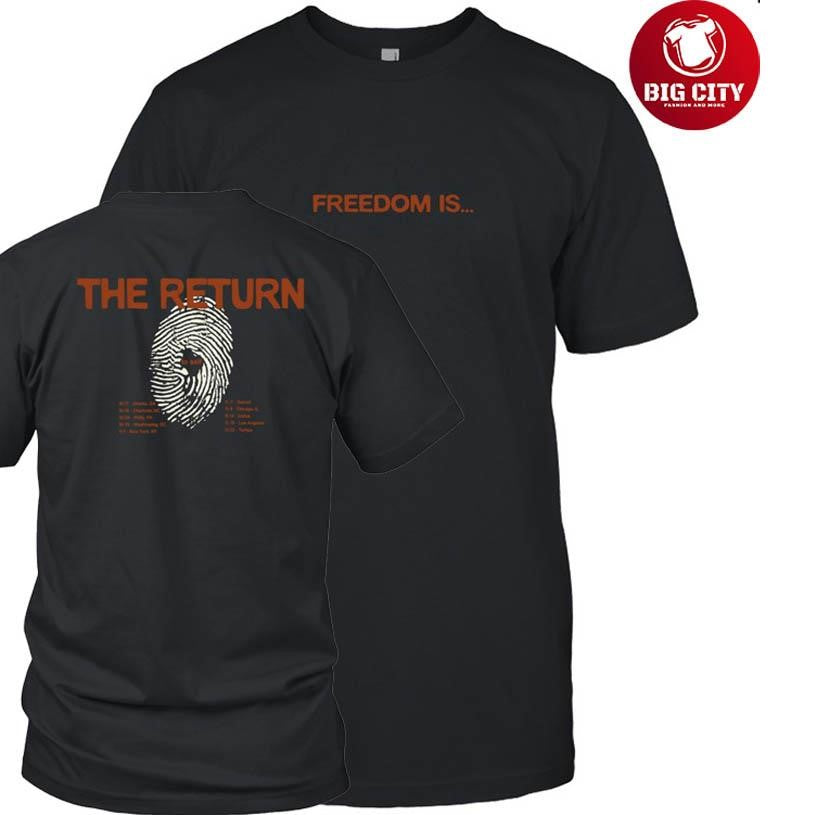 Erica Mason Healing Experience The Return Tour 2025 2 side Shirt