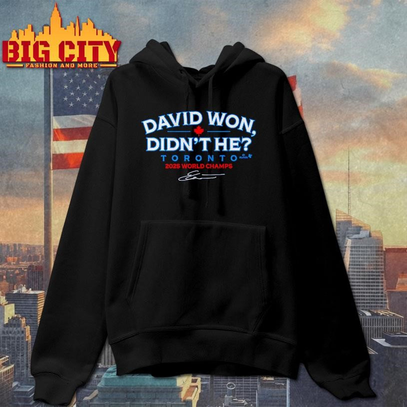 Ernie Clement David Won Didn’t He Shirt