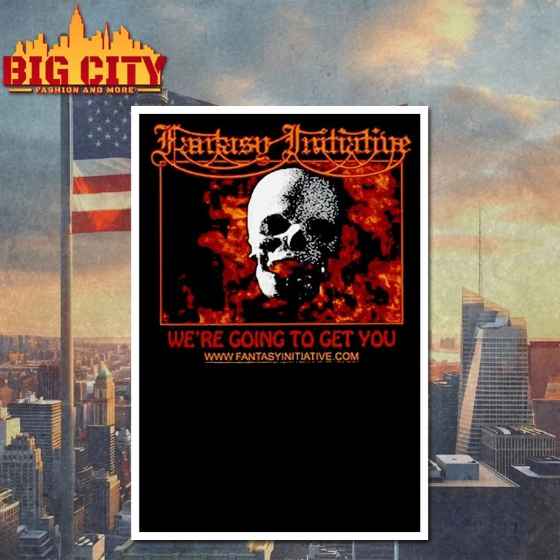 Fantasy Initiative Flaming Skull 2025 Shirt