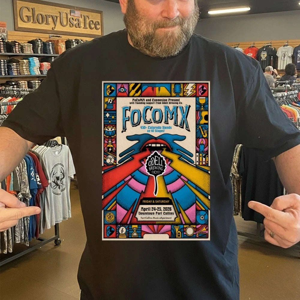 FoCoMX Fort Collins CO 4-24-4-2-2026 Poster Shirt