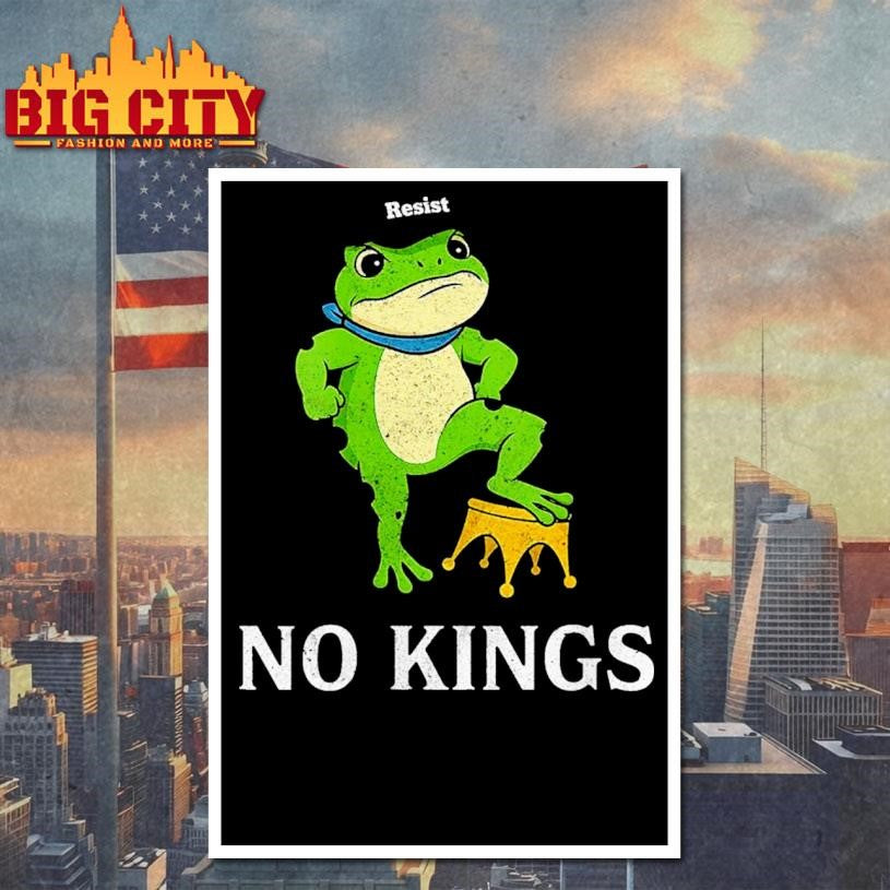 Freedom Portland Frog Resist No Kings 2025 New Shirt