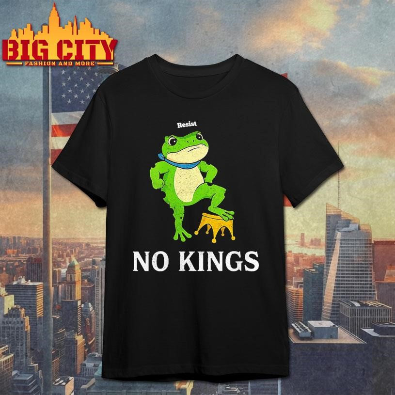 Freedom Portland Frog Resist No Kings 2025 New Shirt