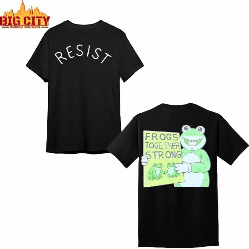 Frogs Together Strong Anti ICE Shirt