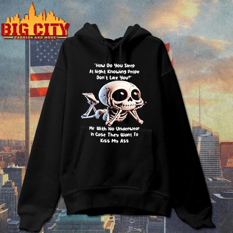 Funny Chibi Skeleton alloween Humor Quote Shirt