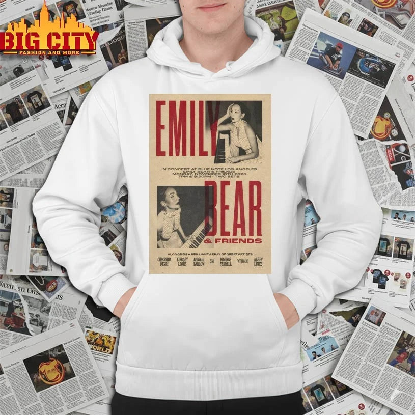 Funny Emily Bear And Friends Nov 10 2025 In Concert At Blue Note Los Angeles Poster Shirts