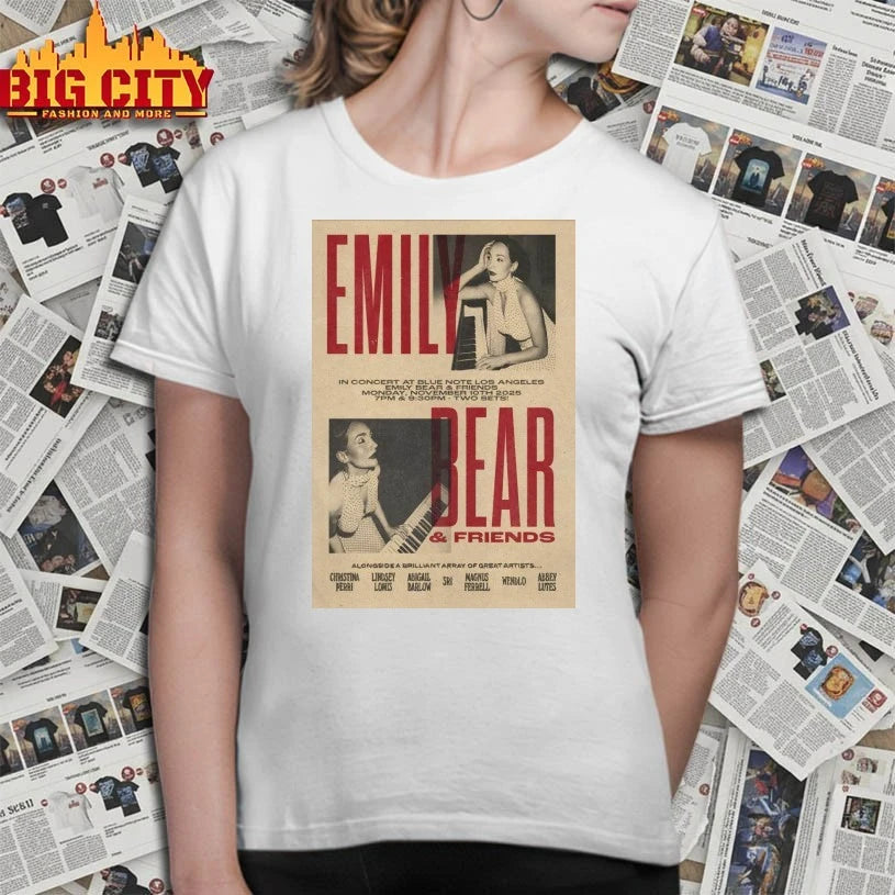 Funny Emily Bear And Friends Nov 10 2025 In Concert At Blue Note Los Angeles Poster Shirts