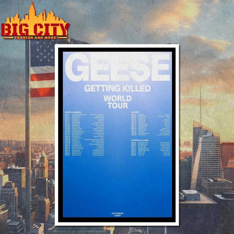 Geese World Live Show 2025-2026 Poster Shirt