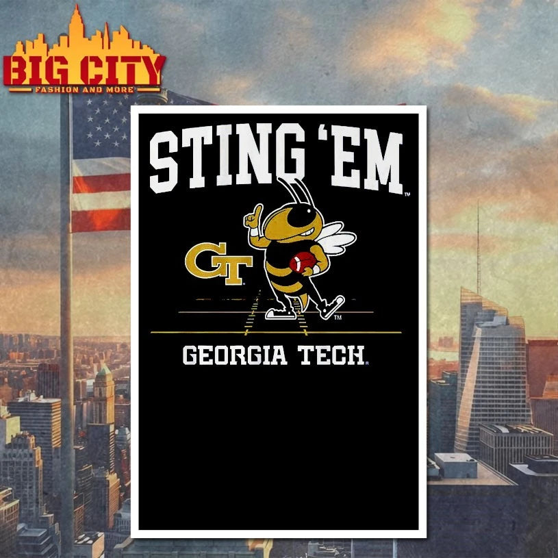 Georgia Tech Yellow Jackets Sting ’em Buzz shirts