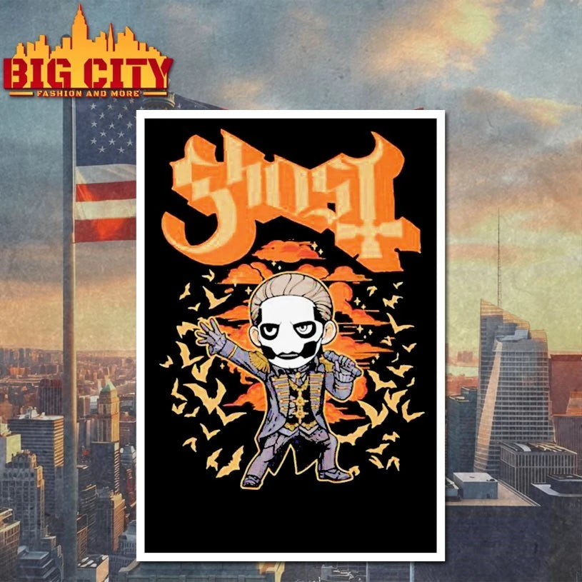 Ghost Band Orange Bat Toddler Shirt
