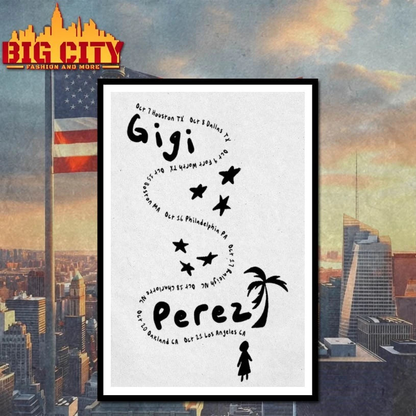 Gigi Perez Oct 9, 2025 Fort Worth, TX Poster shirt