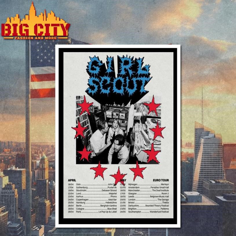 Girl Scout April May Euro Event 2026 Poster Shirt