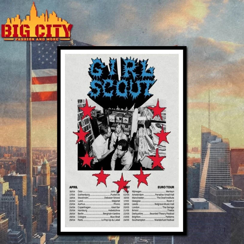 Girl Scout April May Euro Event 2026 Poster shirts