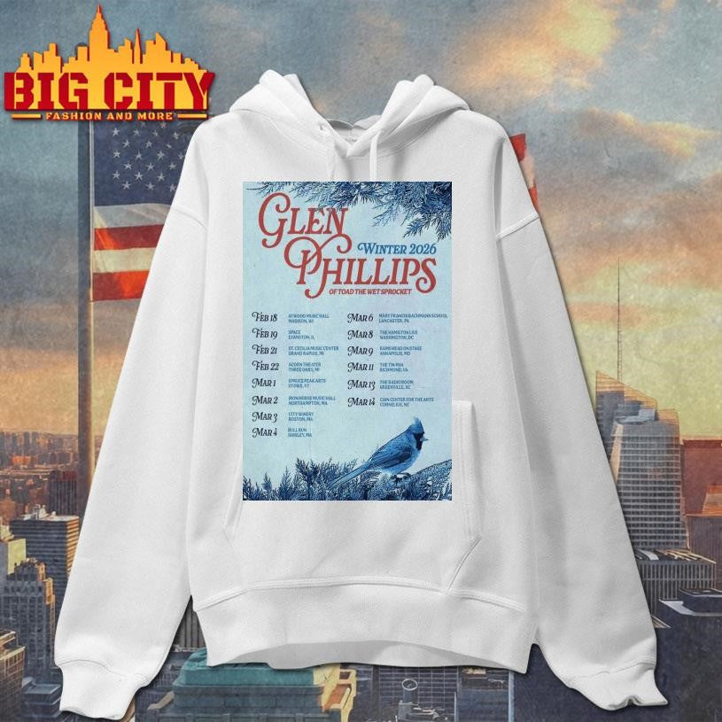 Glen Phillips Music Tour 2026 Poster Shirt
