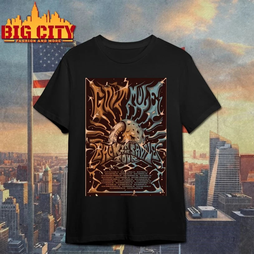 Gov’t Mule 2025 Back In The Saddle Tour Poster shirt