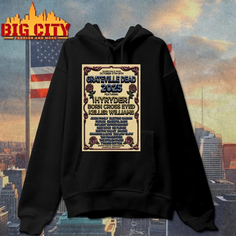 Grateville Dead Oct 17-19 2025 Brown Forman Amphitheater Show Poster Shirt