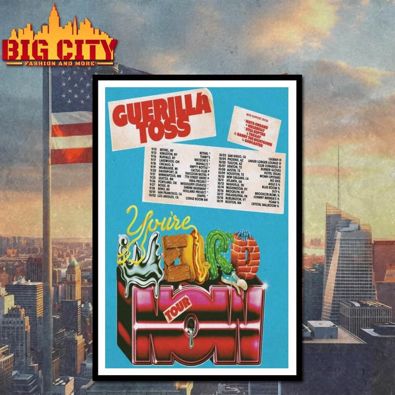 Guerilla Toss Fall Tour 2025 Poster Shirt