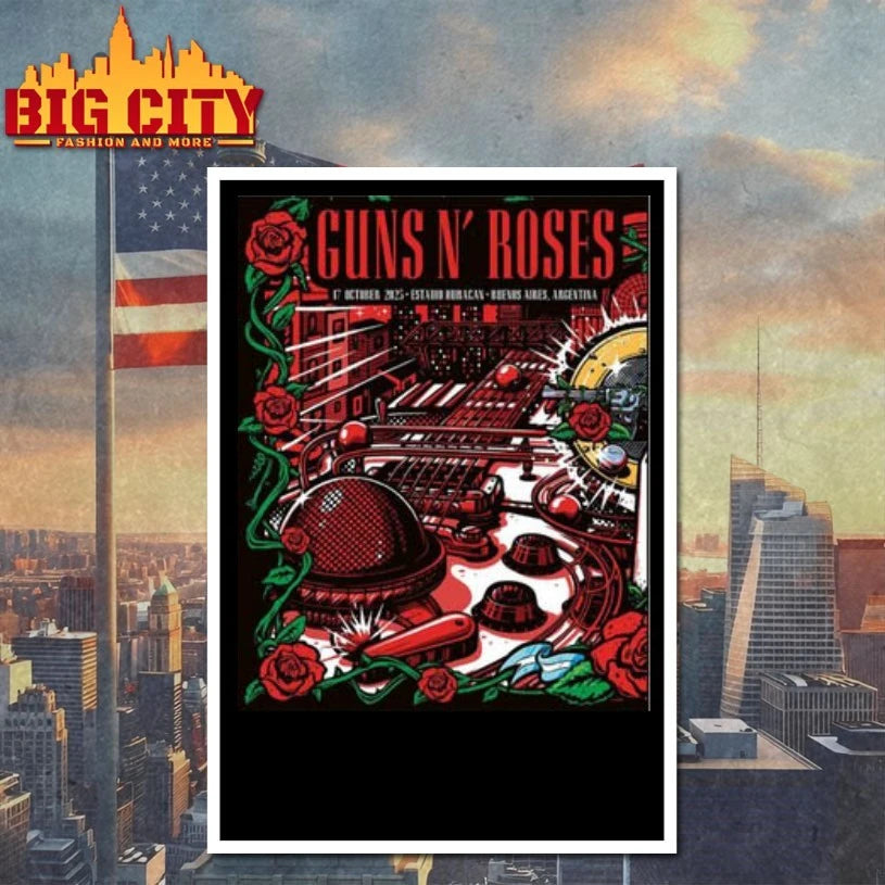 Guns N’ Roses Buenos Aires, AR Oct 17 2025 Shirt