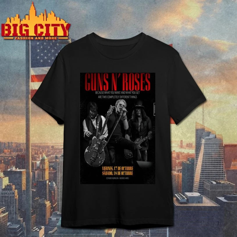 Guns N’ Roses Oct 17-18 2025 Estadio Huracan In Buenos Aires Argentina Poster Shirt
