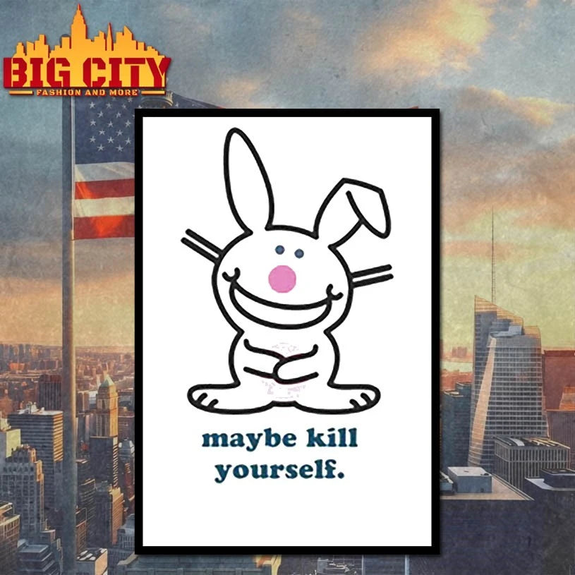 Happy Bunny Maybe Kill Yourself Shirt