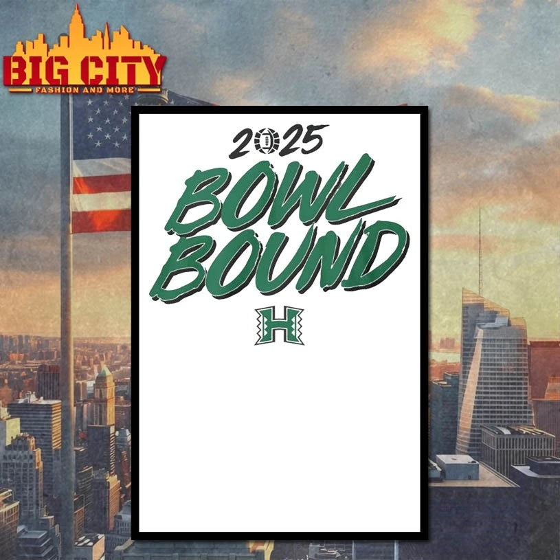 Hawaii Warriors 2025 Bowl Bound Shirt