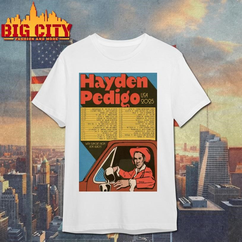 Hayden Pedigo USA 2025 Tour Poster Shirt
