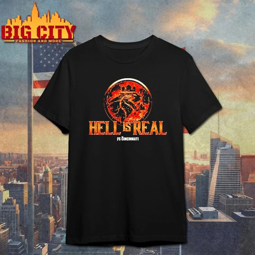 Hell Is Real Kombat Orange Flame Shirt