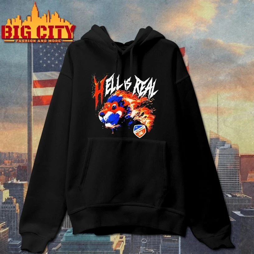 Hell Is Real Retro Flame Shirt