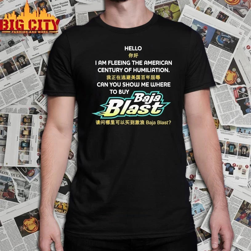 Hello, I Am Fleeing The American Century Of Humiliation. Can You Show Me Where To Buy Soda shirt