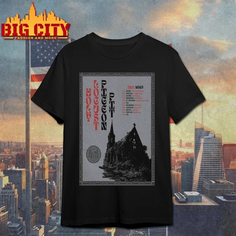 Holy Locust &amp; Pigeon Pit Fall Tour 2025 Poster Shirt