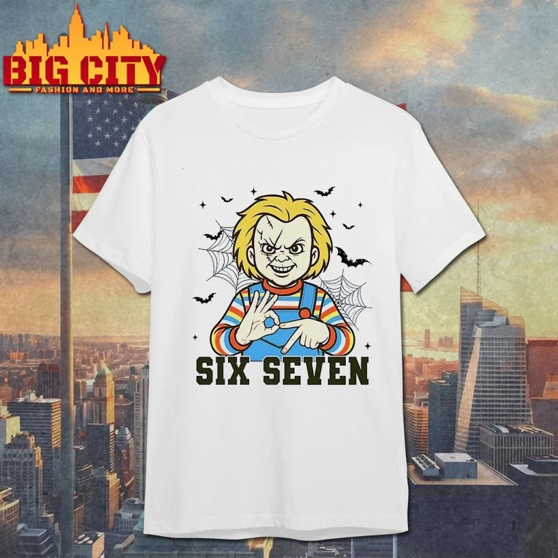 Horror Killer Character Halloween Six Seven Movie 2025 Shirt