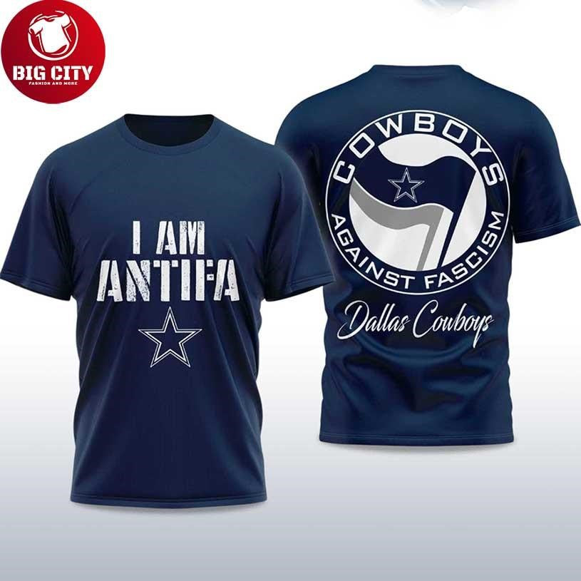 I Am Antifa Cowboys Against Fascism 2025 New Two Sided Shirt