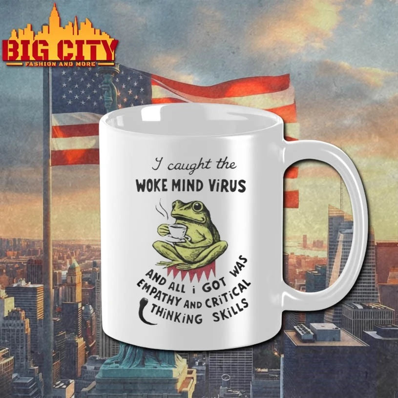 I Caught The Woke Mind Virus Frog Shirt