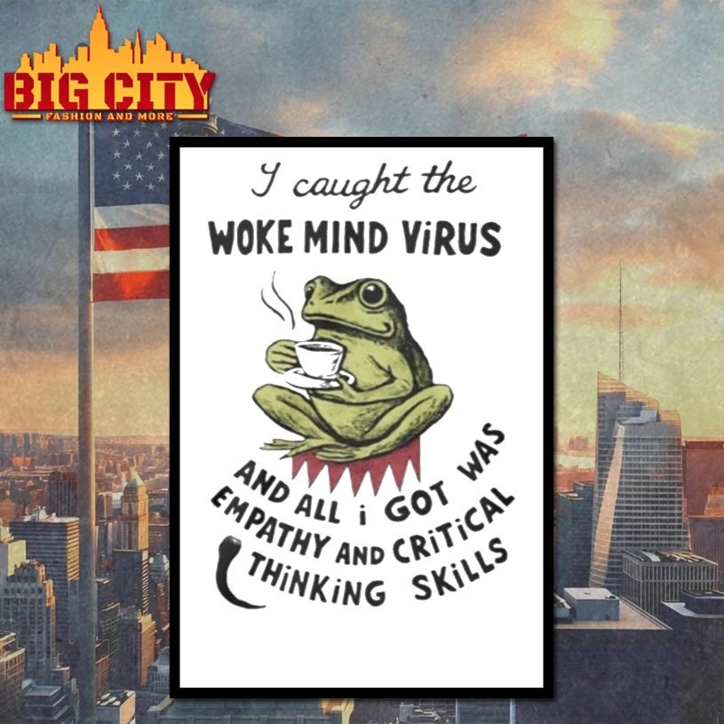 I Caught The Woke Mind Virus Frog Shirt