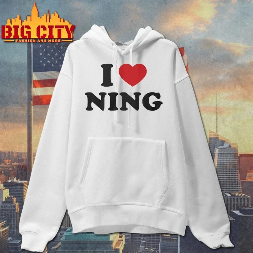 I Love Ning, I Heart Ning shirts