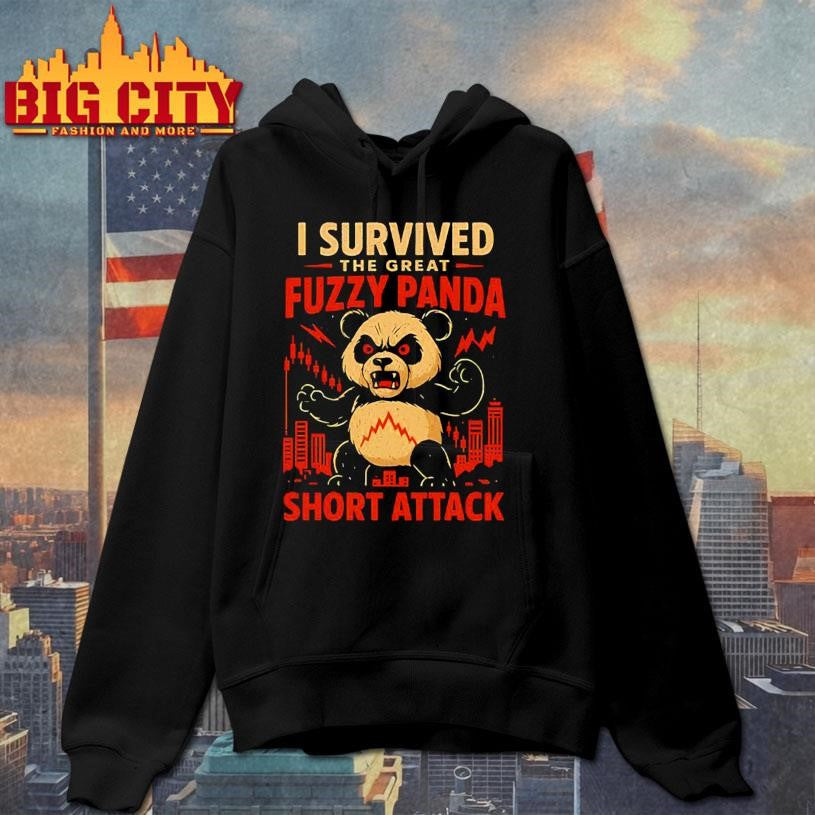 I Survived The Great Fuzzy Panda Short Attack 2025 Shirt