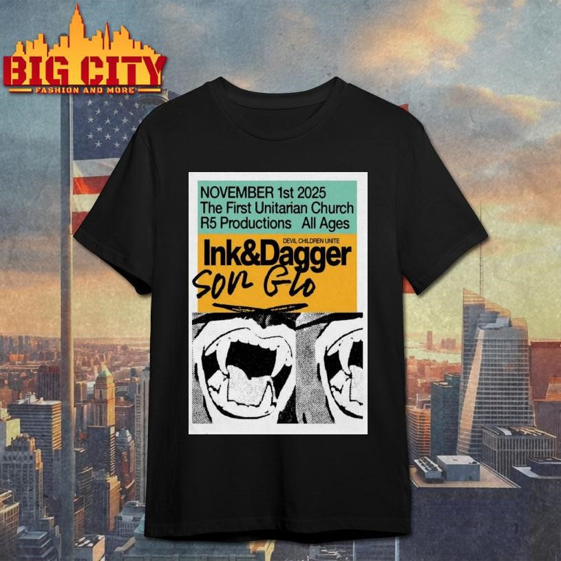 Ink &amp; Dagger Philadelphia, PA Event 2025 Poster Shirt