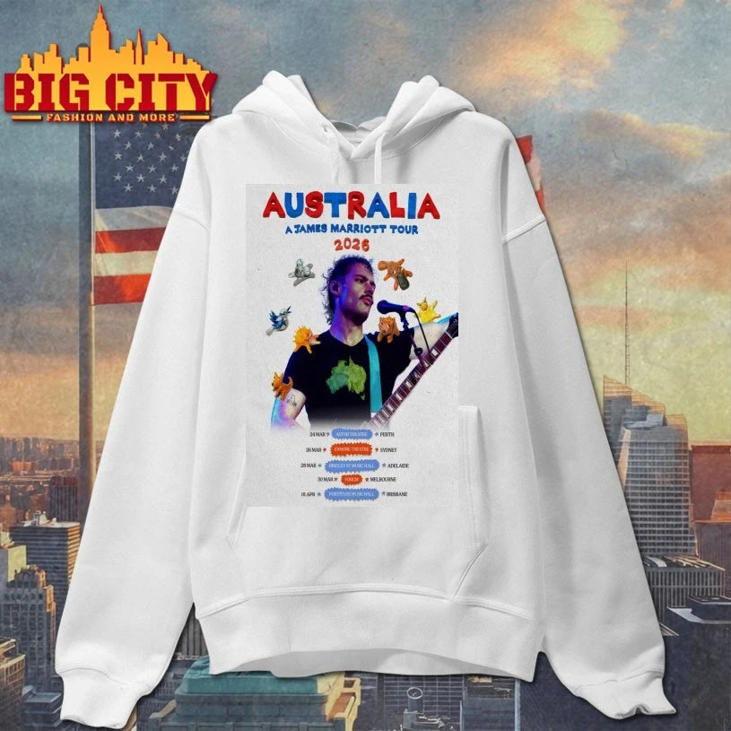 James Marriott Live Australia 2026 Poster Shirt
