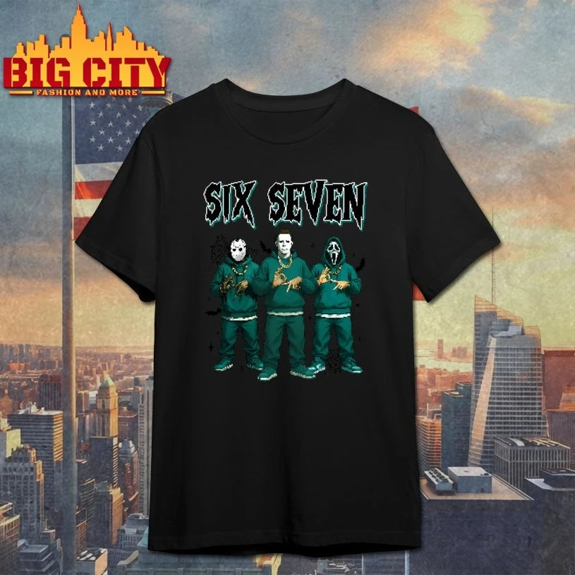 Jason Voorhees Michael Myers Ghostface Six Seven Meme Shirt