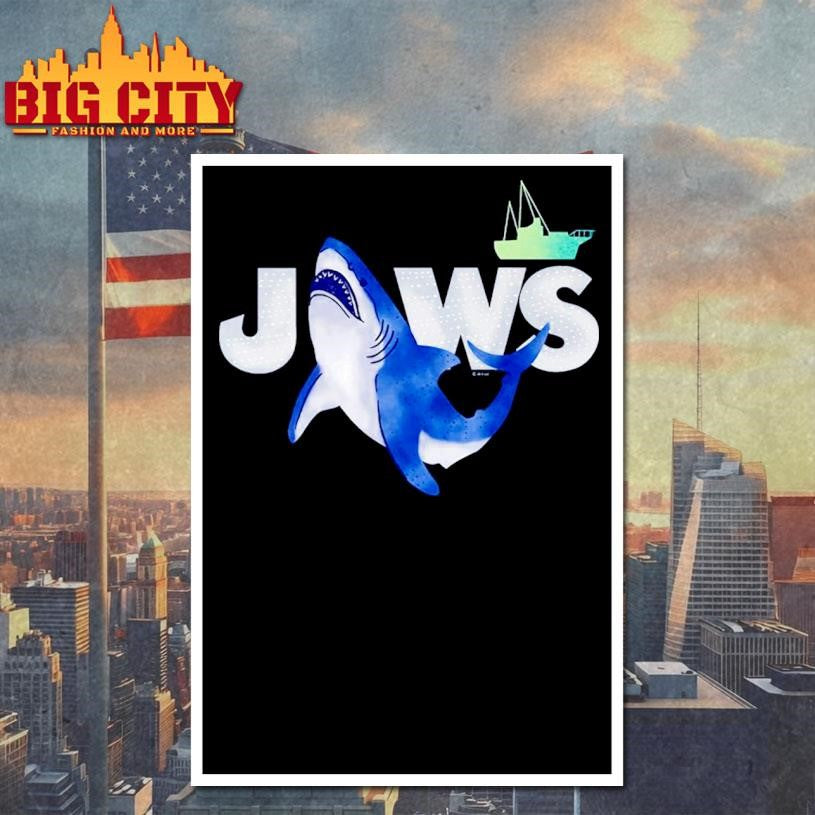 Jaws Watercolor Shark Shirt
