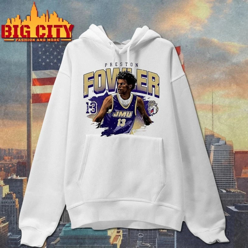 Jmu James Madison University Athletics Preston Fowler Ncaa Shirt