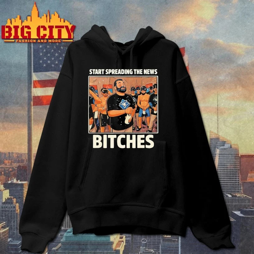 John Schneider Start Spreading The News Bitches Graphic shirts