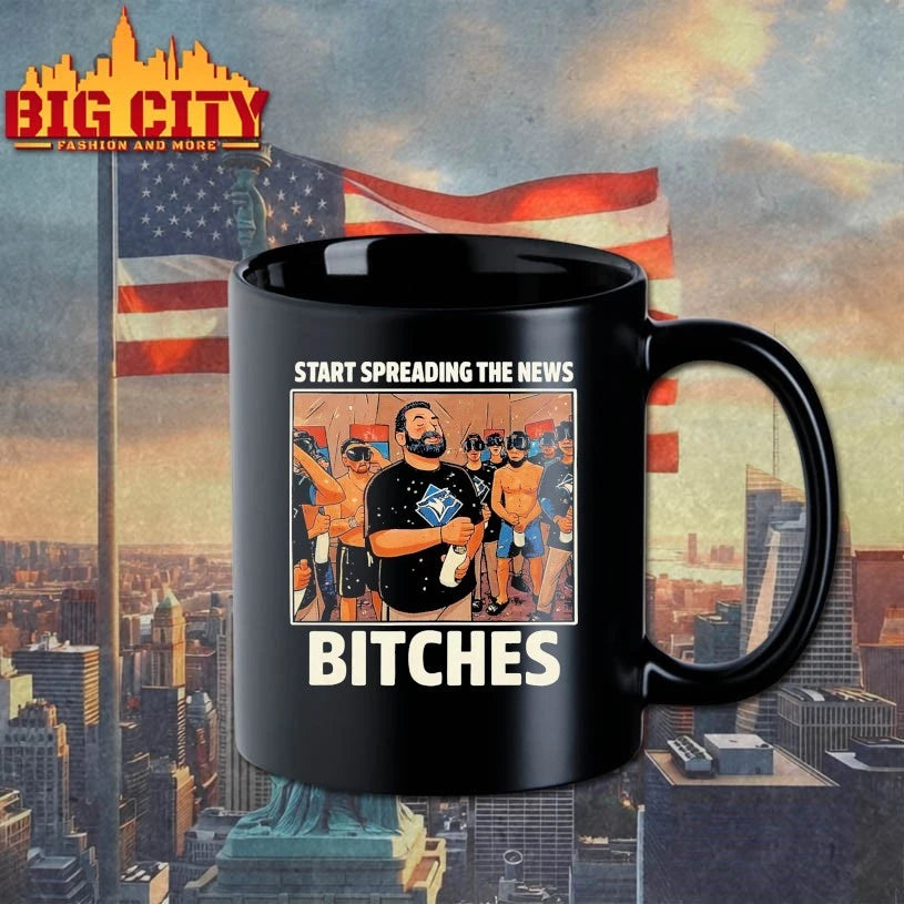 John Schneider Start Spreading The News Bitches Graphic shirts