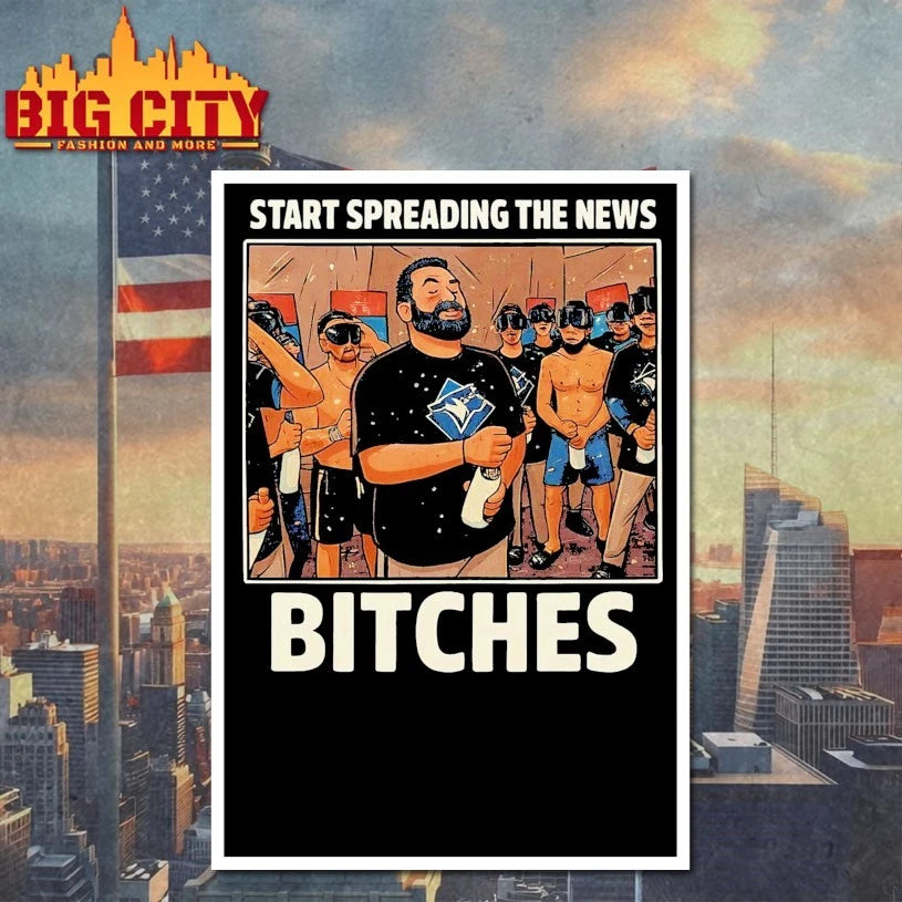 John Schneider Start Spreading The News Bitches Graphic shirts