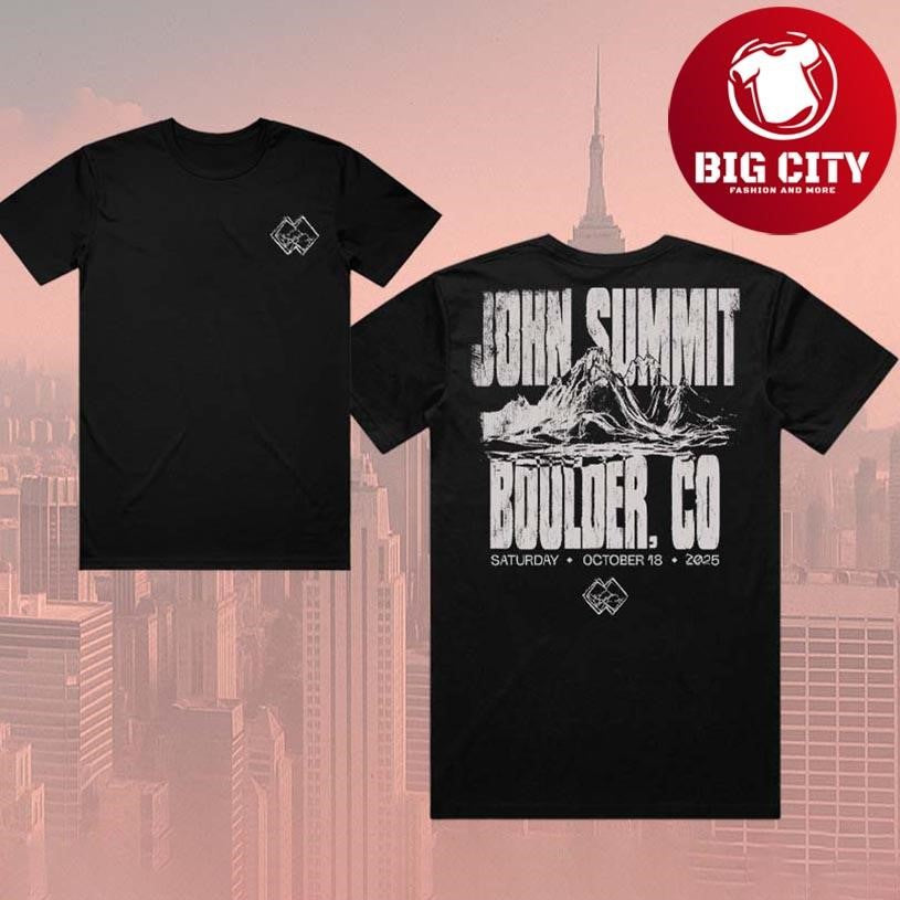John Summit Boulder CO 2025 New Two Sided Shirt