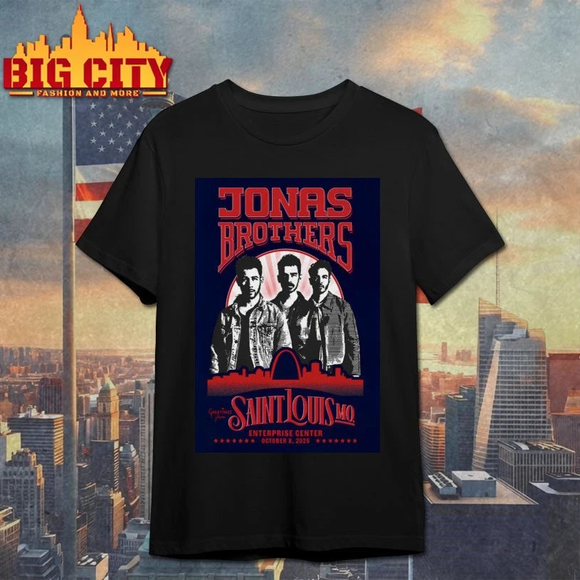 Jonas Brothers Oct 12 2025 Saint Louis MO Poster shirt